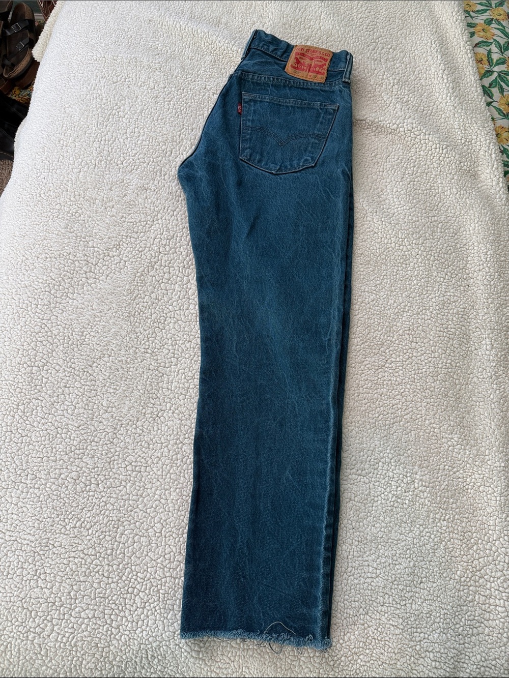 Levi's 501 Indigo Straight Jeans